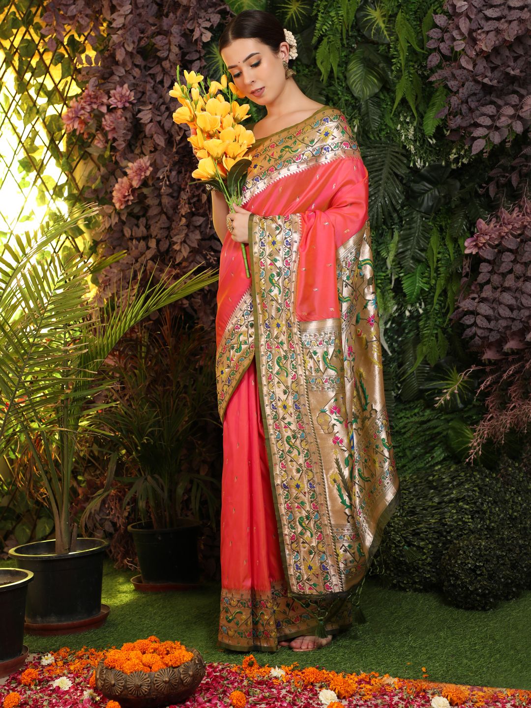 Paithani Srivalli Silk Party Wear Sarees Catalog